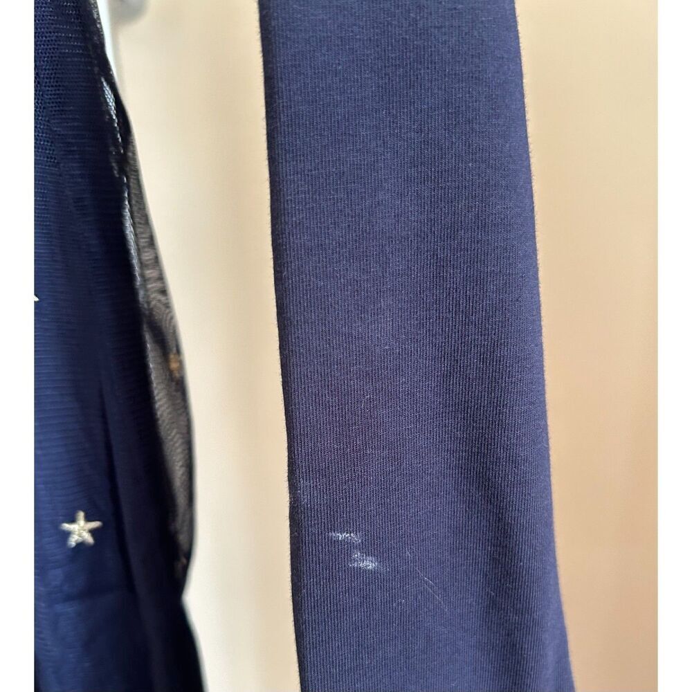 Hanna Andersson Dress Tulle Blue Unicorn Ballerina Long Sleeve Size 8 - Picture 3 of 6